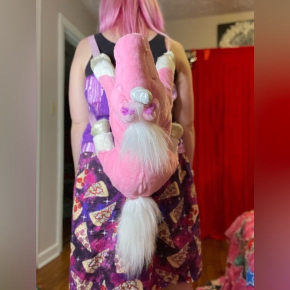 Handmade pink unicorn backpack - Picture 2 of 10